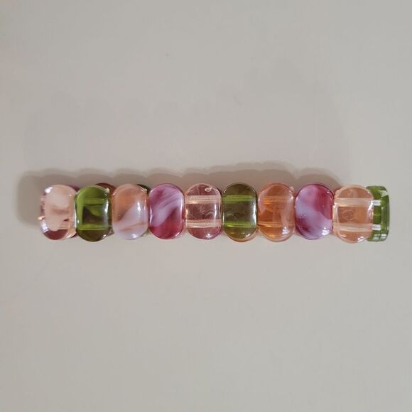 Multicolor Acrylic Faux Beaded Jewelry Set - Picture 3 of 8